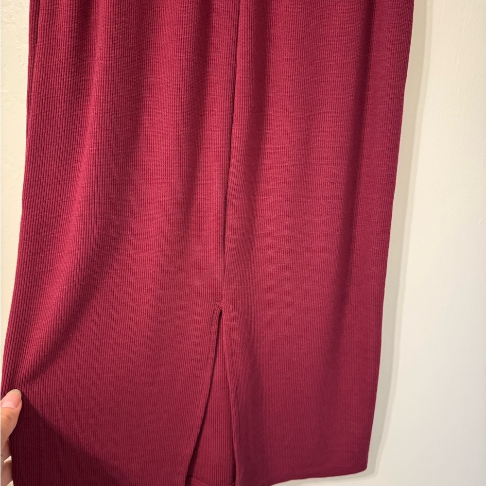 Marine Layer Lexi Ribbed Mockneck Midi XS - Picture 6 of 6